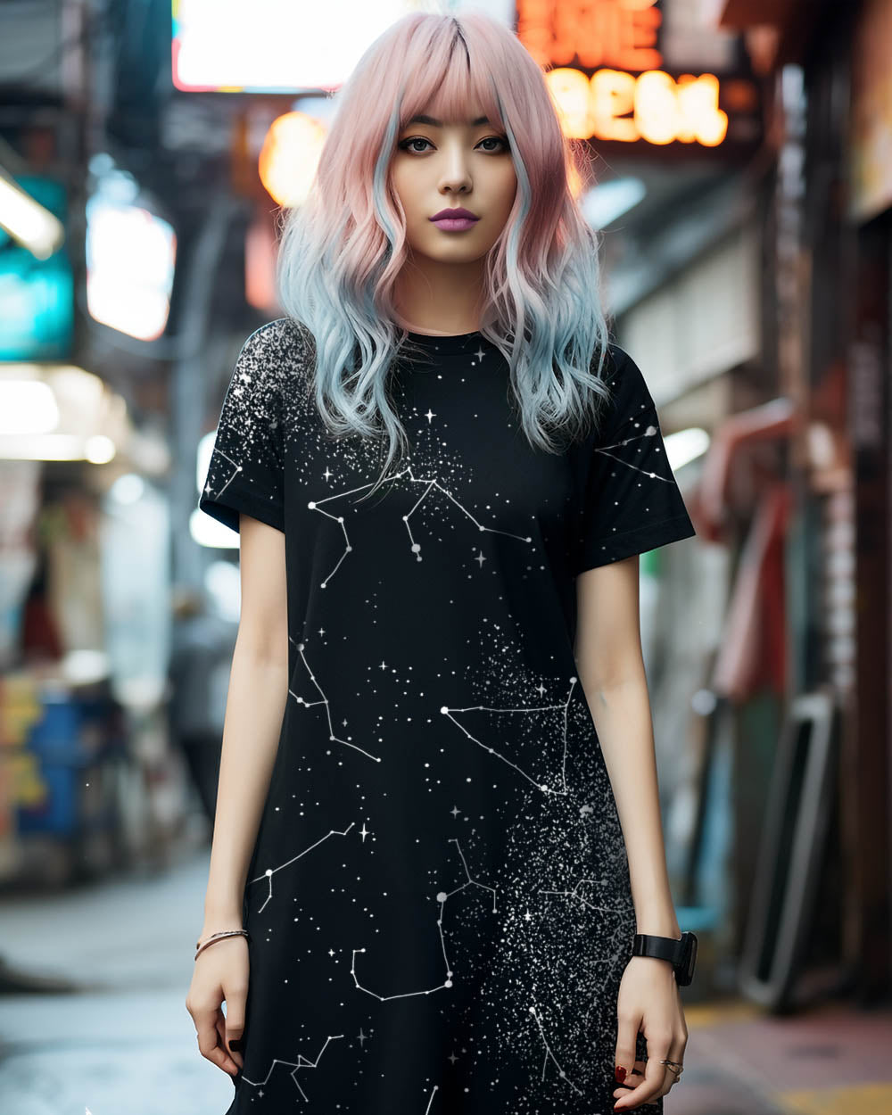 Constellation Tee Dress