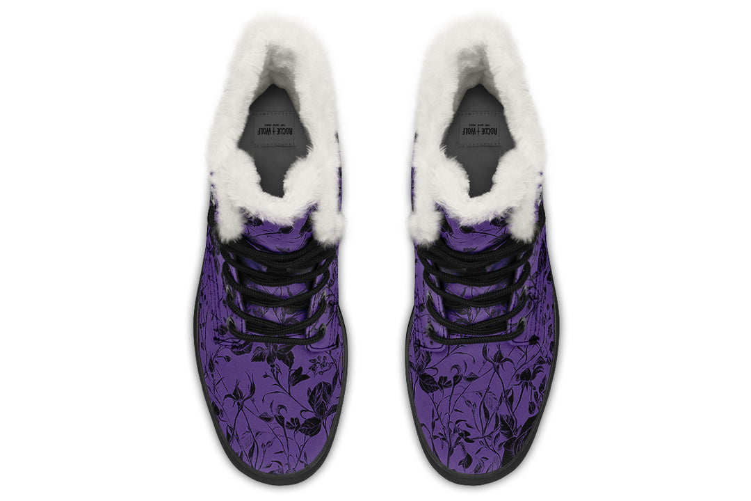 Amethyst Rose Romance Winter Boots