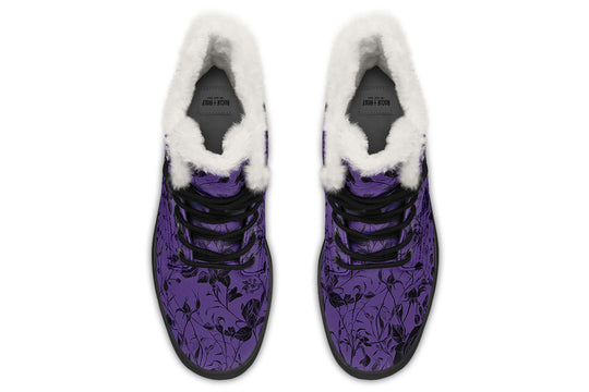 Amethyst Rose Romance Winter Boots
