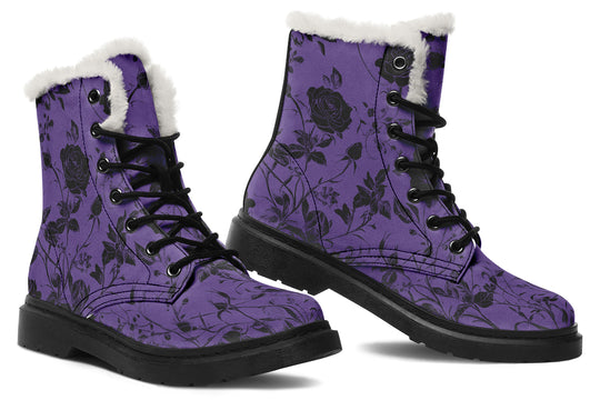 Amethyst Rose Romance Winter Boots