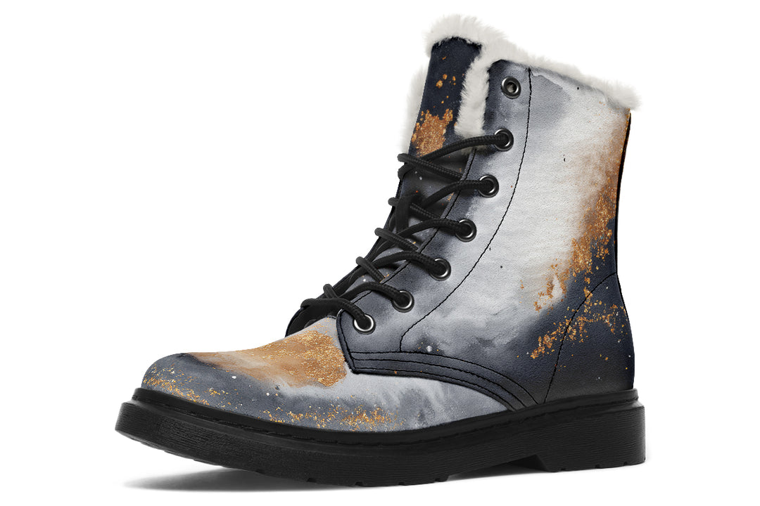 Ash And Gold Winter Boots