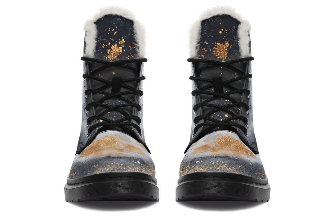 Ash And Gold Winter Boots