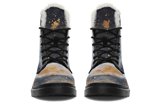 Ash And Gold Winter Boots