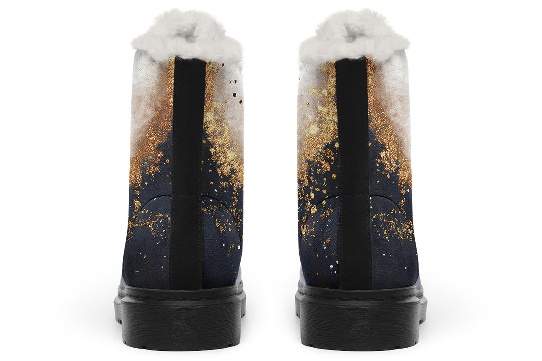 Ash And Gold Winter Boots