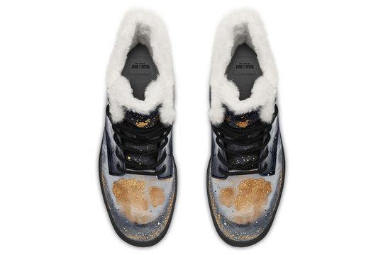Ash And Gold Winter Boots