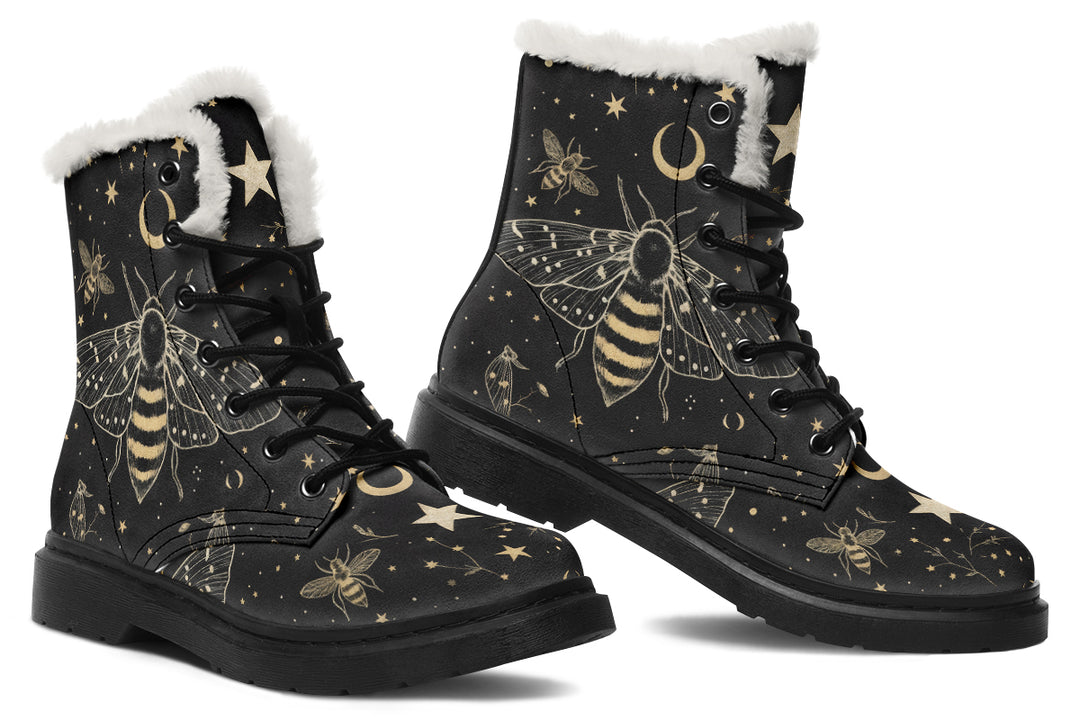 Bee Constellation Winter Boots