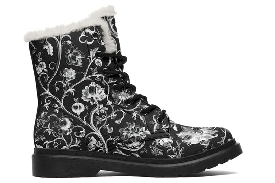 Black Baroque Winter Boots