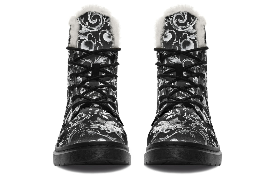 Black Baroque Winter Boots
