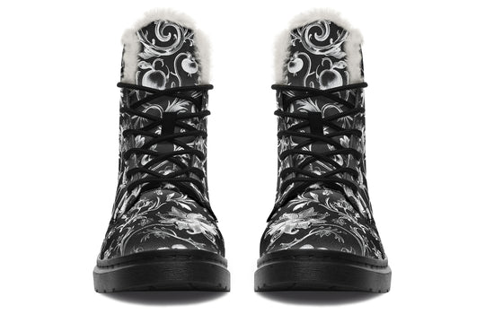Black Baroque Winter Boots