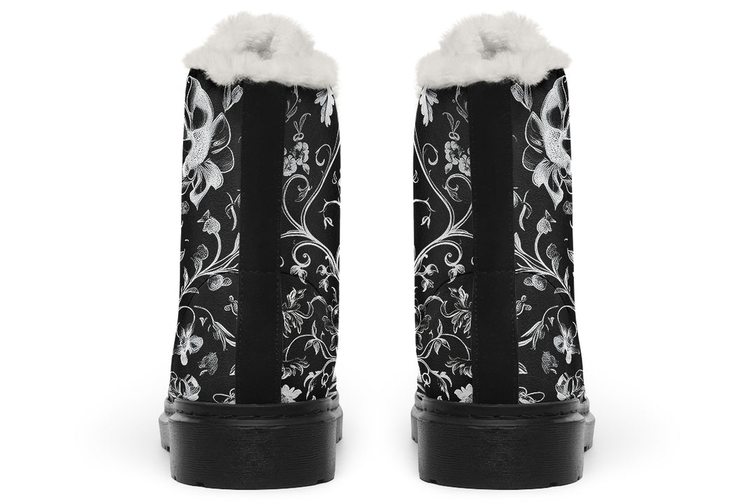 Black Baroque Winter Boots