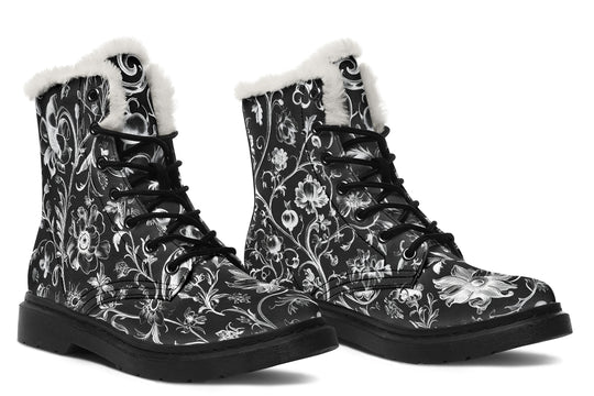 Black Baroque Winter Boots