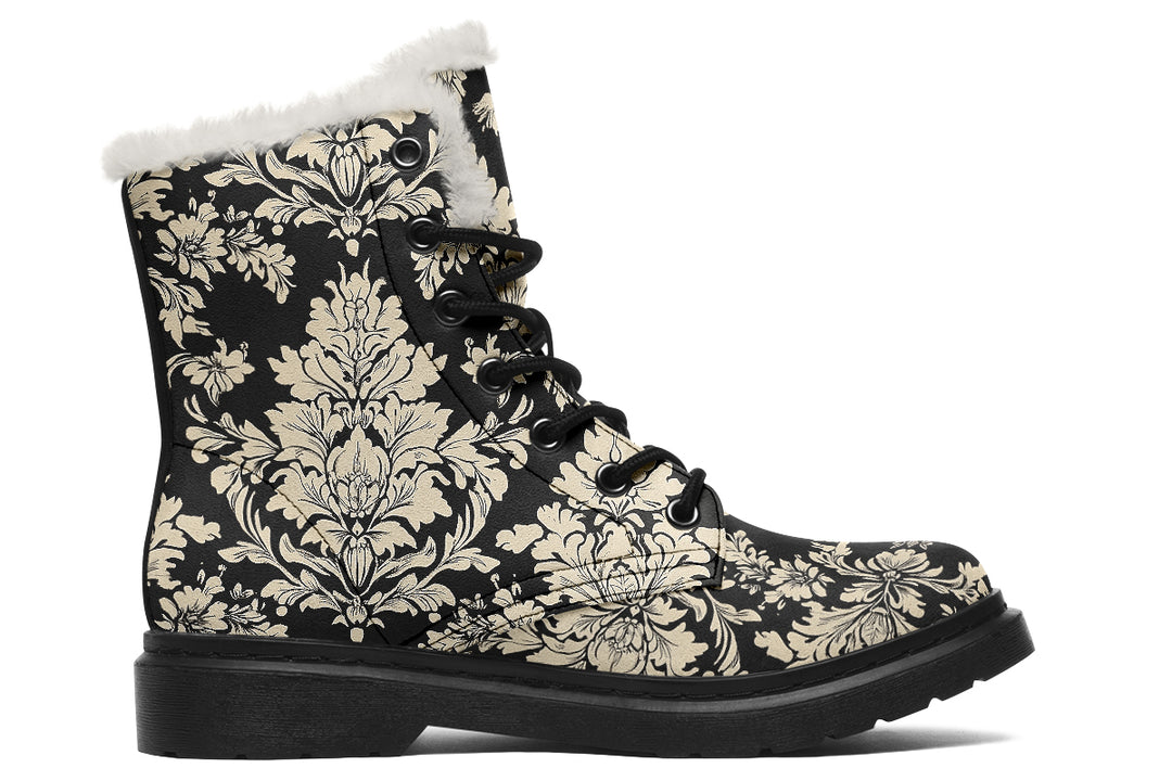 Black Faded Regal Winter Boots