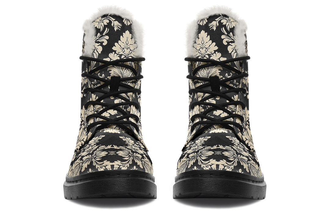 Black Faded Regal Winter Boots