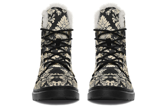 Black Faded Regal Winter Boots