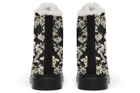 Black Faded Regal Winter Boots