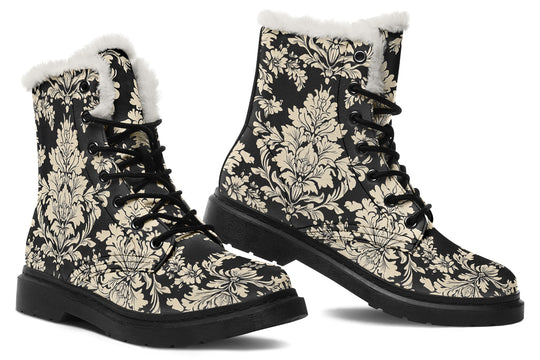 Black Faded Regal Winter Boots
