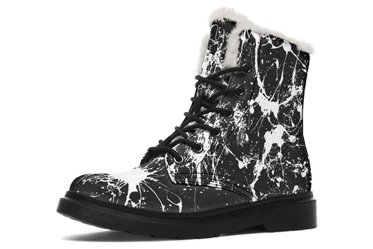 Black Inkstorm Winter Boots