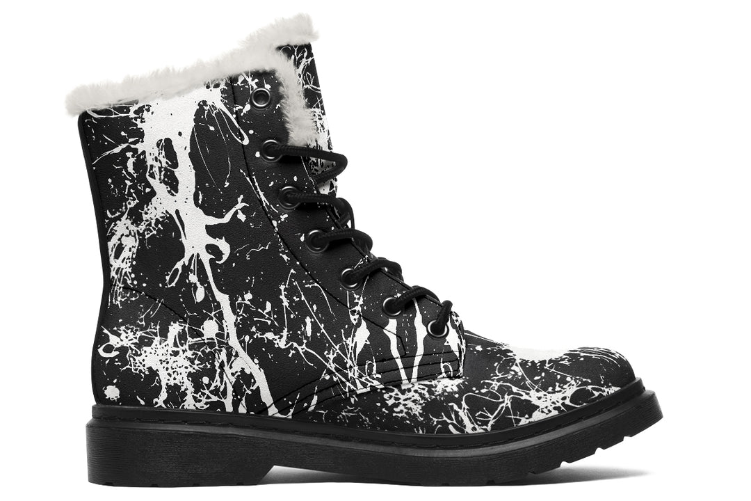 Black Inkstorm Winter Boots