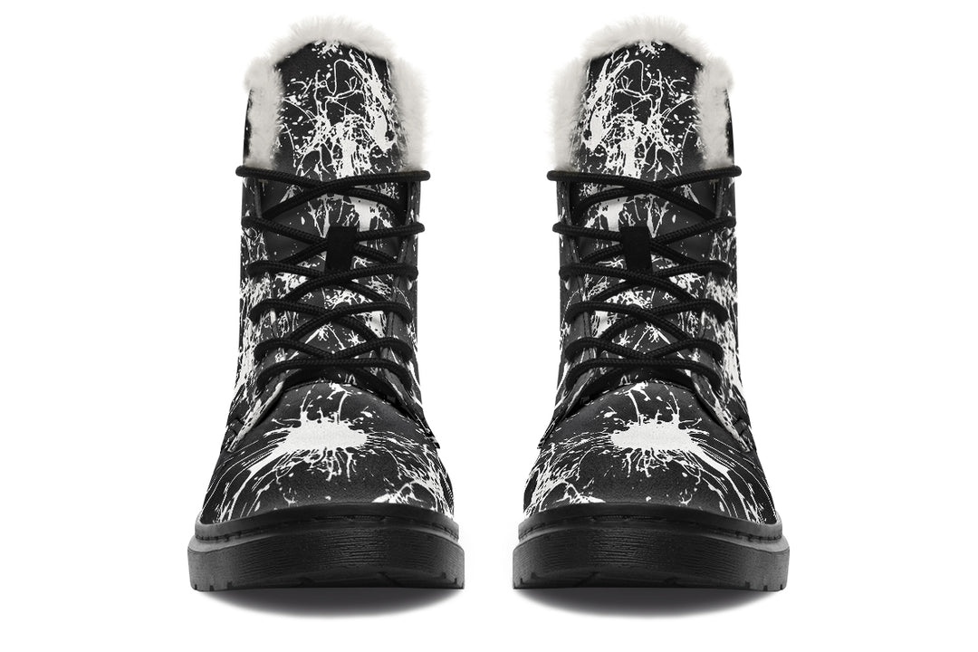 Black Inkstorm Winter Boots
