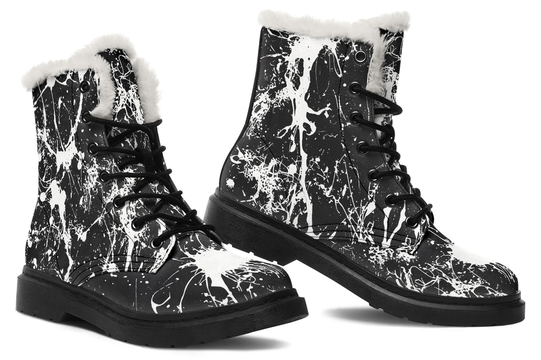 Black Inkstorm Winter Boots