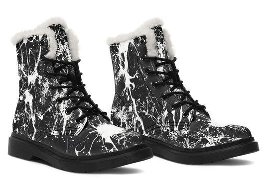 Black Inkstorm Winter Boots