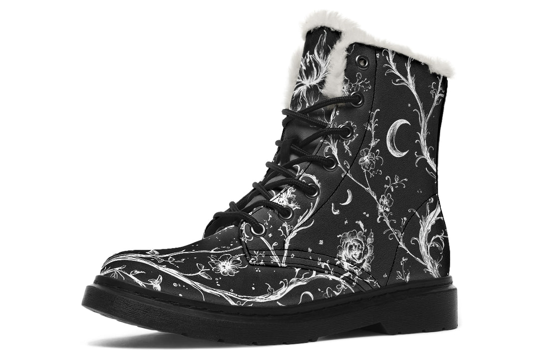 Black Night Stroll Winter Boots