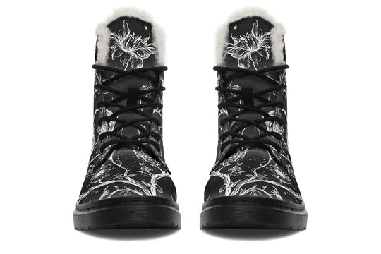Black Night Stroll Winter Boots