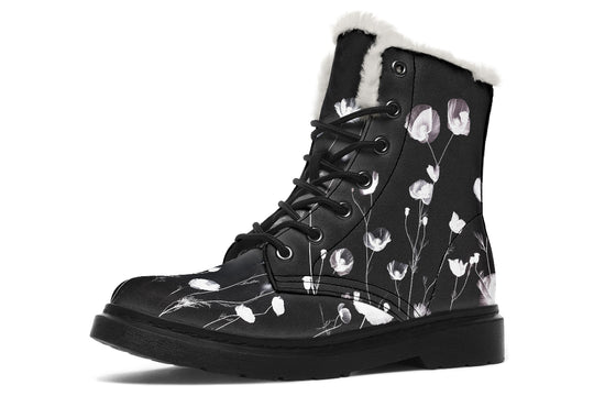 Black Poppy Winter Boots