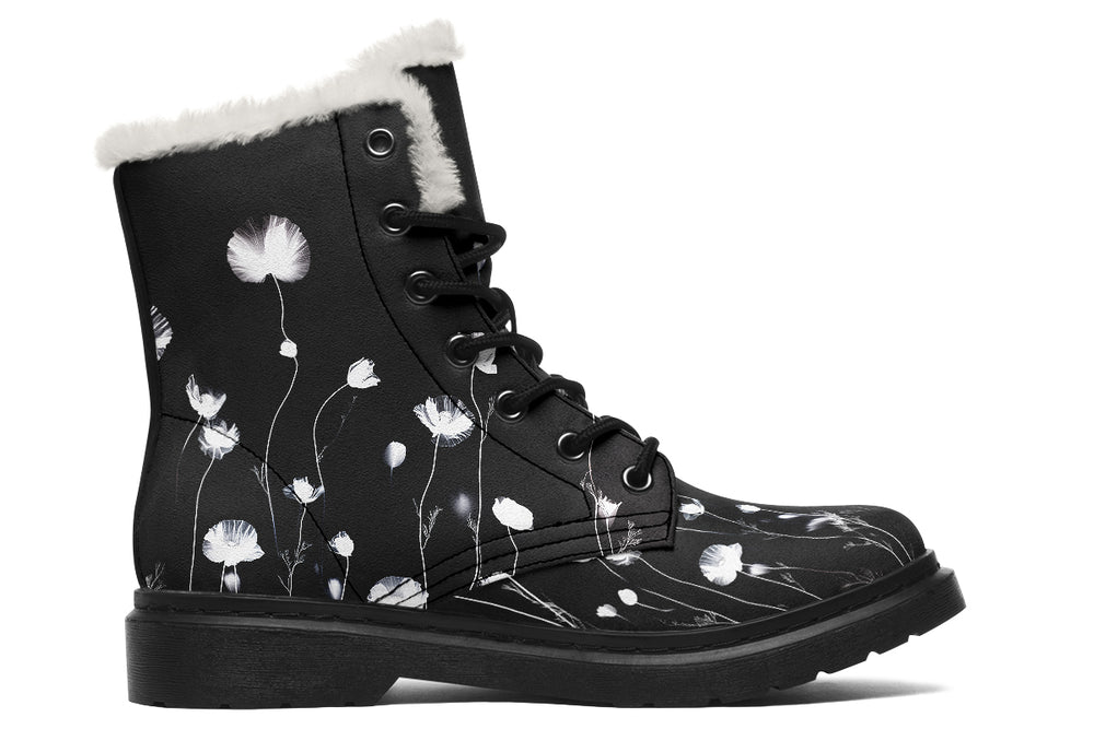 Black Poppy Winter Boots