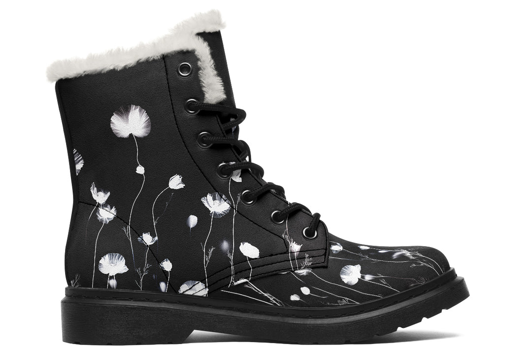 Black Poppy Winter Boots