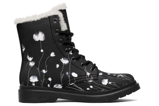 Black Poppy Winter Boots