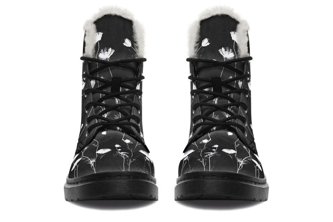 Black Poppy Winter Boots