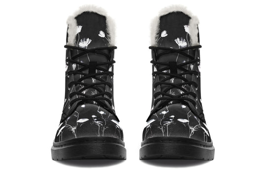 Black Poppy Winter Boots