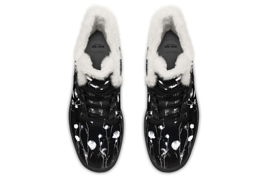 Black Poppy Winter Boots
