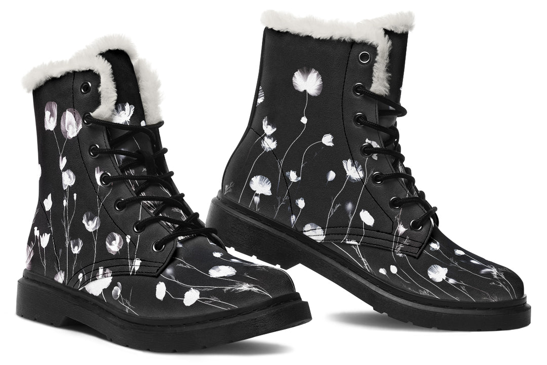 Black Poppy Winter Boots