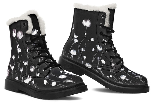 Black Poppy Winter Boots