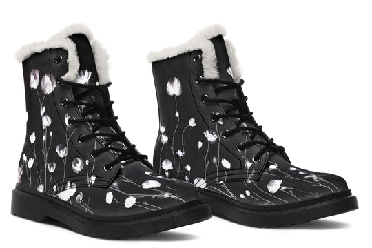 Black Poppy Winter Boots