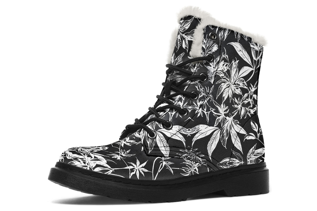 Black Tangle Winter Boots