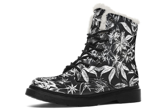 Black Tangle Winter Boots