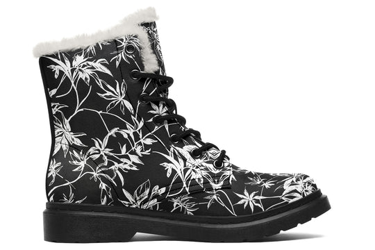 Black Tangle Winter Boots