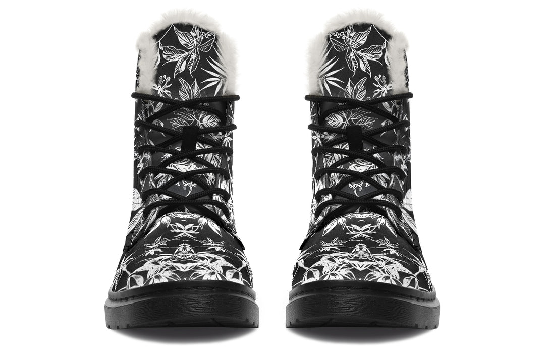 Black Tangle Winter Boots