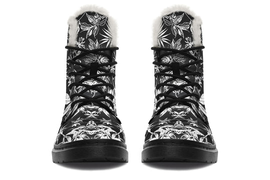 Black Tangle Winter Boots
