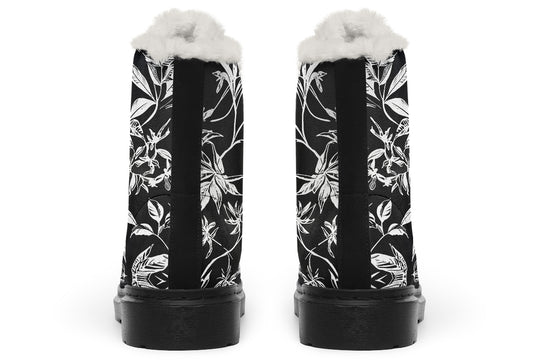 Black Tangle Winter Boots