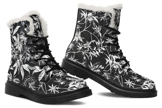 Black Tangle Winter Boots