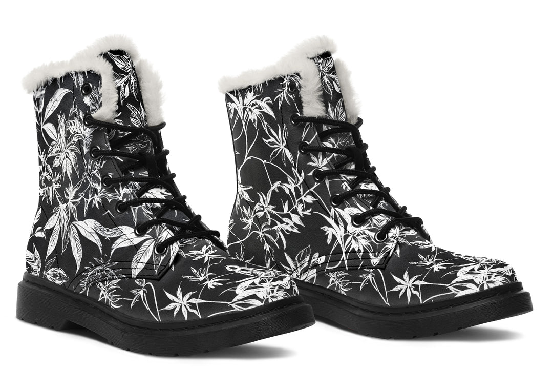 Black Tangle Winter Boots