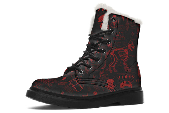 Blood Cat Study Winter Boots