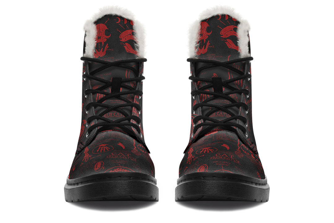 Blood Cat Study Winter Boots