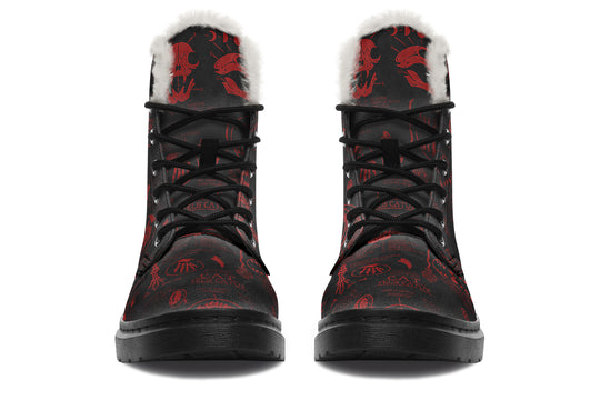 Blood Cat Study Winter Boots