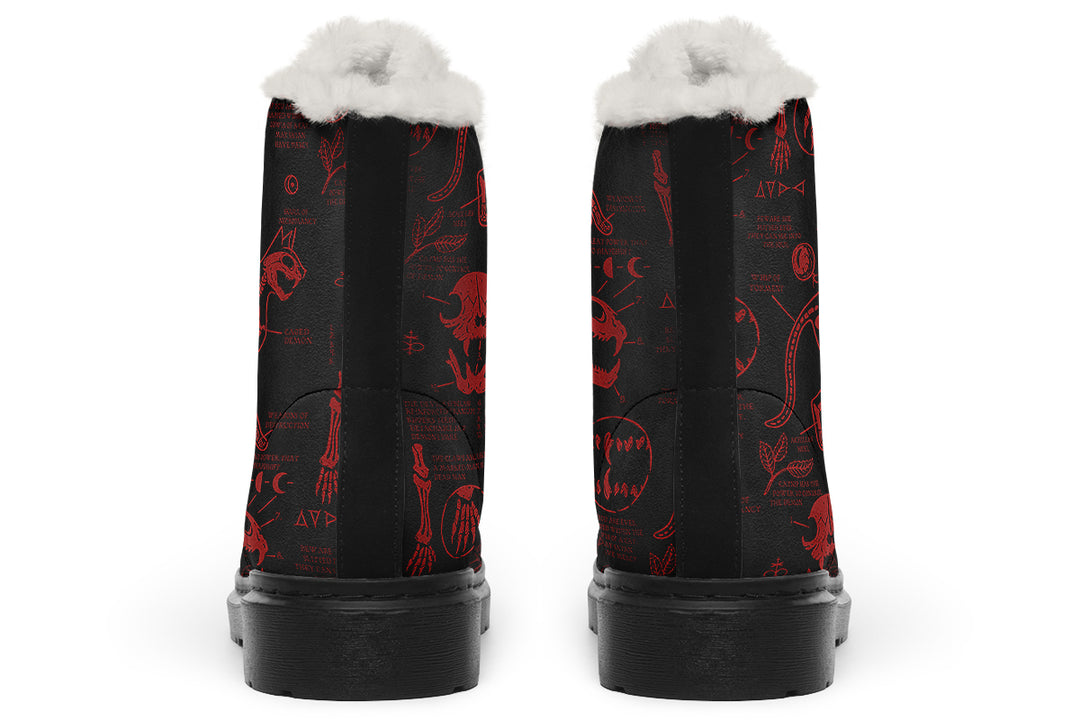 Blood Cat Study Winter Boots