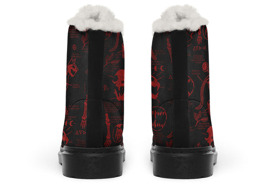 Blood Cat Study Winter Boots